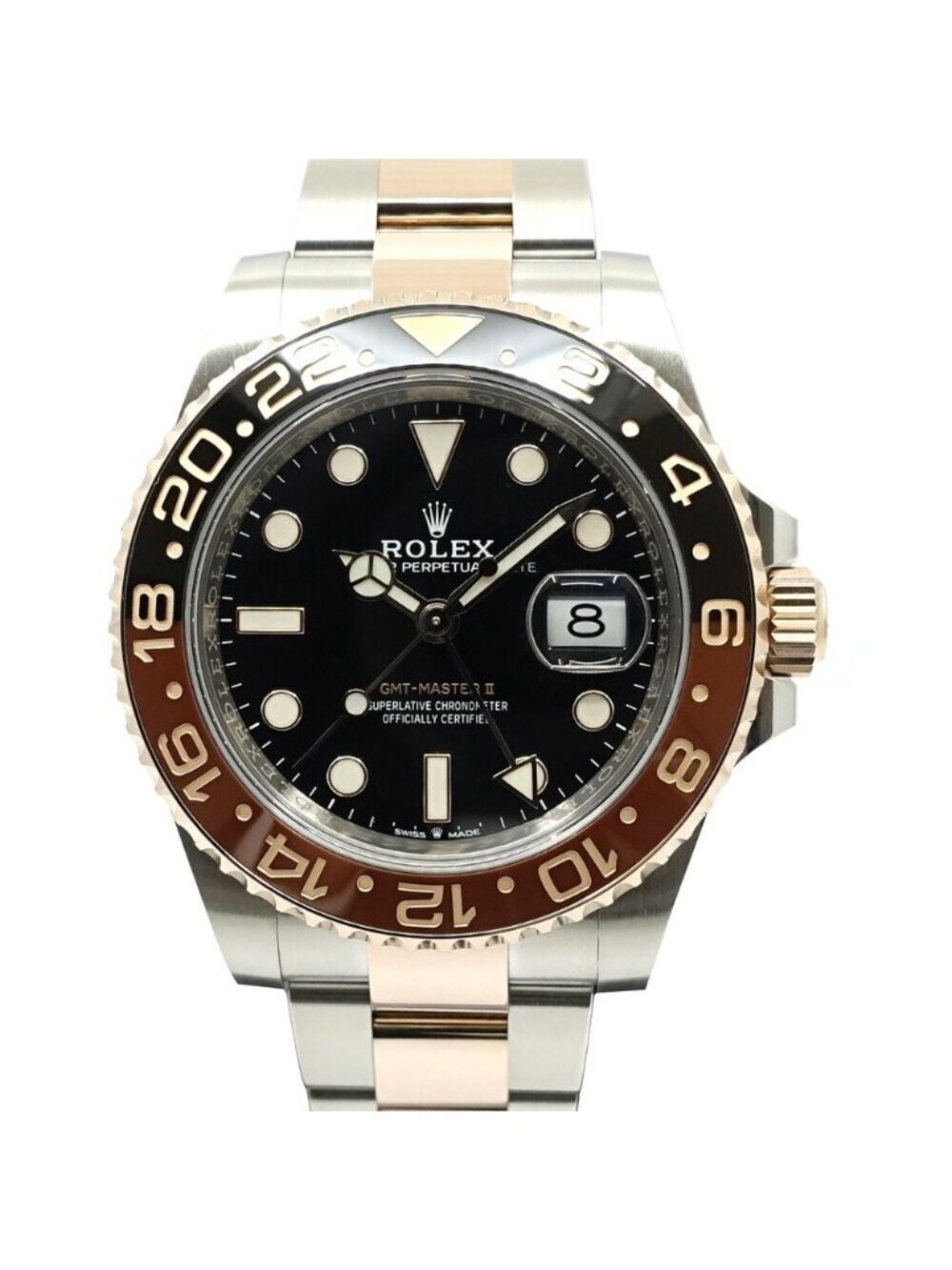 Rolex GMT-Master 2 40 SS PG Black Dial